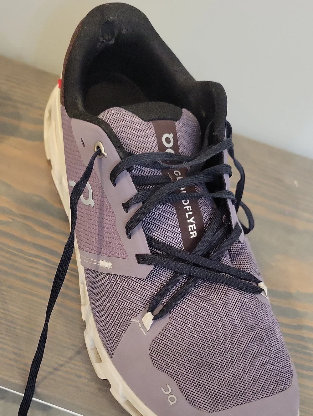 On Running Black and White Men's Running Shoe (Size US 11.5)